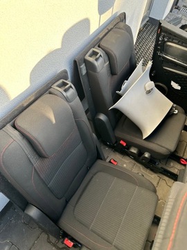 фото thumb №7, Sharan 7n рестайлінг сидіння 7 осіб 3 ряд оббивка ремені