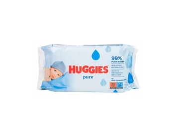 Влажные салфетки Huggies Pure 56 шт. 99% чистая вода