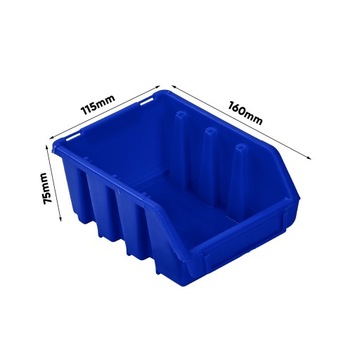 Контейнер-органайзер Ergobox 2 Синий 155x117x75