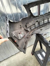 фото thumb №14, Бампер перед opel meriva ii b чёрный z20r pod датчики pdc 13267699 10-13