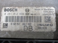 фото thumb №4, Opel astra h z17dth бортовий комп'ютер двигуна 55560810db