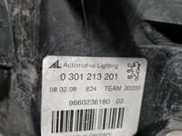 фото thumb №9, Лампа левая перед peugeot 407 0301213201