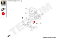 фото thumb №11, Подушка коробки передач l автоматична/механічна ford c-max, c-max ii,