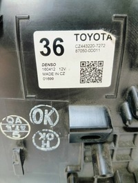 фото thumb №9, Toyota yaris iii 11-14 5d обігрівач повітродувка повітропровід nawiew1,0 b
