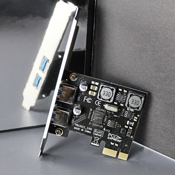 GLOTRENDS U3023 2-портовая плата адаптера USB A 3.0 PCIe