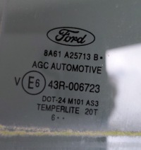 фото thumb №2, Стекло правый задняя ford fiesta mk7 2010r