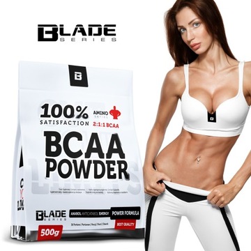 Hi TEC BLADE 100% порошок BCAA - 500 г + ГЛЮТАМИН