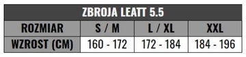 Броня, сетчатая штормовая заслонка, защита LEATT BODY 5.5.