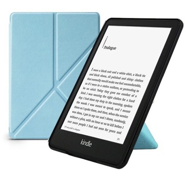 Чехол для Kindle Paperwhite 5 ORIGAMI 6,8 дюйма, голубой