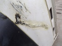 Бампер передний перед bmw e34 цвет alpine weiss с Разборки, фото thumb