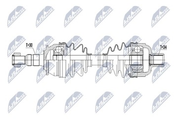 фото thumb №2, Npw-pl-083 nty піввісь привідна opel astra j 1.6t 09