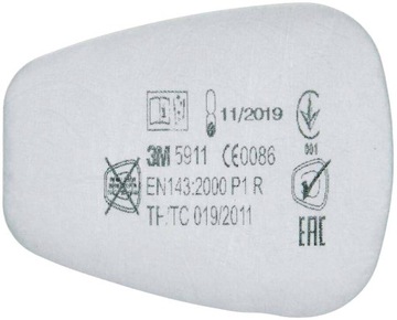 3M 5911 FILTR WSTĘPNY PRZECIWPYŁOWY P1 - 1szt