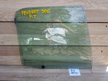 фото thumb №1, Peugeot 306 стекло боковая дверь правая зад оригинал