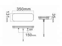 фото thumb №15, Лампа задняя led комбинированная плавающий поворотник комплект прицеп полуприцеп tir