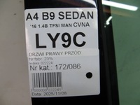 фото thumb №8, Audi a4 b9 дверь правый перед ly9c 14-