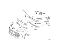 фото thumb №9, Підсилювач бампера do toyota c-hr 2023- 52021f4030