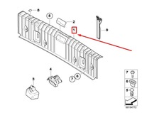 фото thumb №8, Bmw 3 coupe e92 trunk lock trim 51477122400 7122400 oem