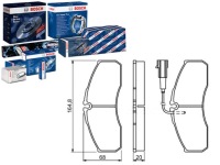 фото thumb №1, Комплект гальмівних колодок гальмівних bosch 6132979 141889 2