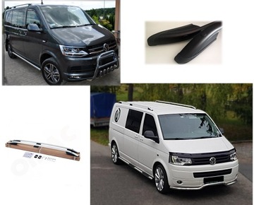 Автомобильные Рейлинги VW T5 T6 Silver LONG