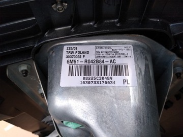 фото thumb №12, C-max mk1 рестайлинг fl консоль подушка безопасности водителя пассажир натяжители датчик kuga mk1