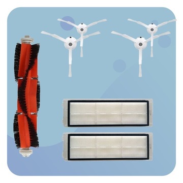 НАБОР ДЛЯ XIAOMI ROBOROCK S50 S51 S55 S60 S6 ФИЛЬТРЫ ЩЕТКА