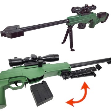KARABIN SNAJPERKA na kulki Sako Celownik LASEROWY + Dwie tarcze strzeleckie