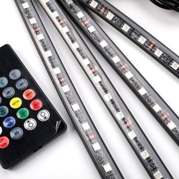 Светодиодная лента RGB NEON для салона автомобиля CARS