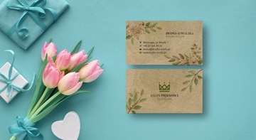 ЭКО визитки эко визитки крафт x1000 +PROJ