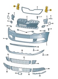 фото thumb №13, Новий оригінальний напрямна бампера оригінальний номер 6v0807723
