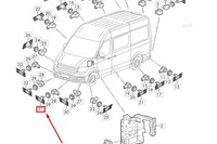 фото thumb №7, Vw crafter mk2 передній лівий середній кронштейн датчика паркування новий orygi