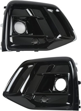 фото thumb №13, Чёрная решётка бампера решётка audi q5 80a 2021- s-line рестайлинг правая+ левая kpl