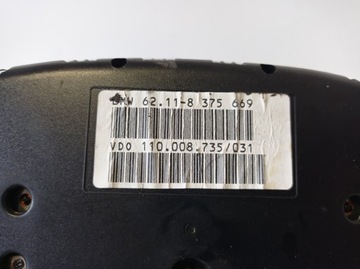 фото thumb №9, Спидометр приборы bmw e39 2.5 401 tyś 8375669