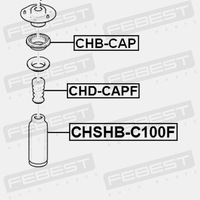 фото thumb №14, Защита амортизатора передний febest chshb-c100f
