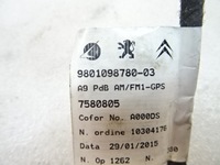 фото thumb №7, Peugeot 208 кабель шланг жгут антенна 9801098780