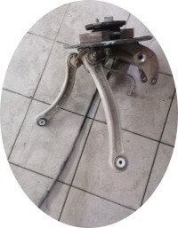 Audi q7 3.0 tdi поворотный кулак правый задняя задняя Оригинал, фото thumb