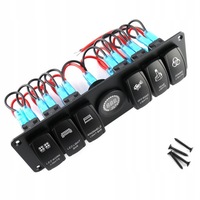 фото thumb №11, Панель перемикачів kołyskowych 6 gang led