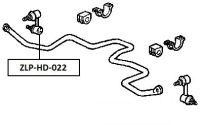 фото thumb №4, З'єднувач стабілізатора перед honda logo 99-, mazda xedos-9 93-01,