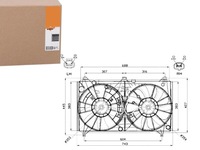 фото thumb №1, Вентилятор радиатора с корпус lexus gs ls 4.6/5