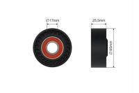 Купить Rnk-ns-032 nty ролик натяжителя ремень многоручейковый, фото thumb