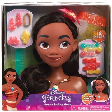 ГОЛОВКА ДЛЯ СТАЙЛИНГА VAIANA DOLL + ЗАЖИМЫ