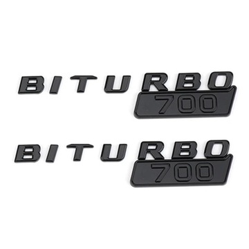 2 шт. 3d ABS Biturbo 700 800 900 логотип автомобильное крыло эмблема значок наклейка для меня