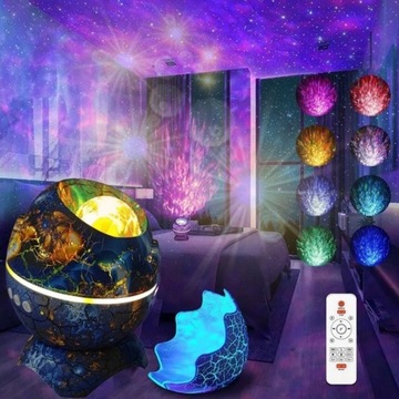 Проектор Galaxy Star Led Night Light для вечеринки - яйцо динозавра Usb
