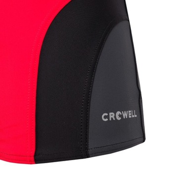 КУПАЛЬНИКИ МУЖСКИЕ CROWELL SYKES, XXL, ЧЕРНЫЕ - КРАСНО-СЕРЫЕ