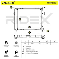 Радіатор води ridex 470r0251 до jeep grand cherokee 1 zj, zg Ціна, фото thumb