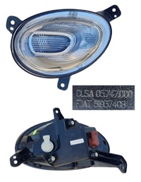 фото thumb №1, Лампа передня перед протитуманна фара ліва fiat 500 x 51937408