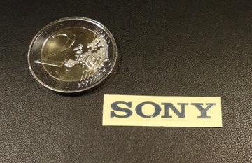 Наклейка SONY LOGO Metal Edition 36x6 мм 074c