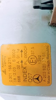 фото thumb №9, Лампа mercedes c-klasa w 203 lift bi ксенон cała europa