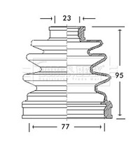 фото thumb №1, Защита шарнир kpl honda - inner bcb2621