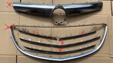 фото thumb №1, Решітка радіатора решітка декор планка хром opel insignia