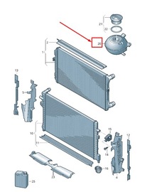 фото thumb №1, Vw arteon 3h двигун expansion бак 3q0121407f